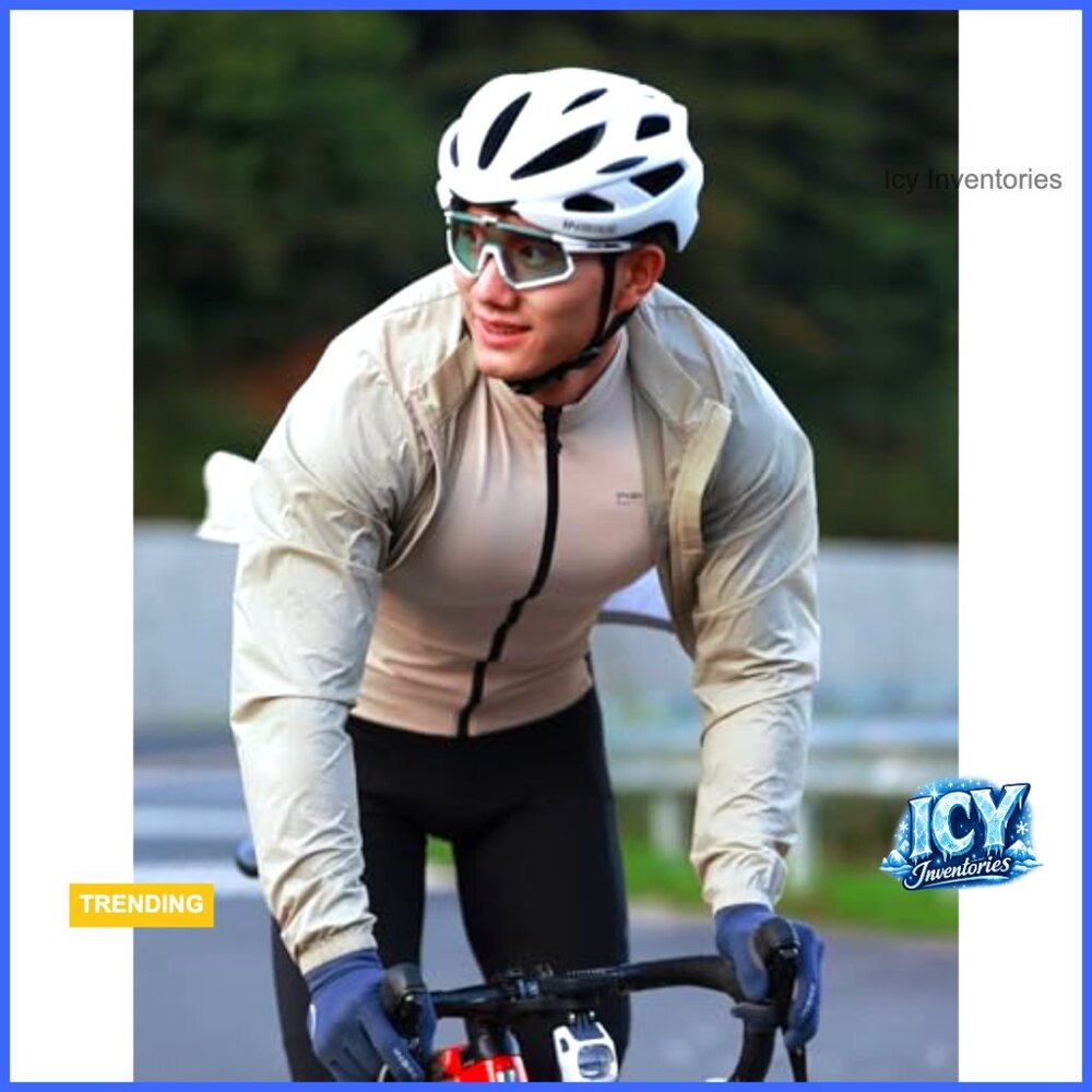 Windproof Lightweight Cycling Jacket, Breathable … - image 3